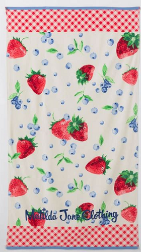 Cedar Island Berry Print Towel by Matilda Jane Clothing