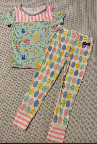 Hoppin Around Pajama Set Size 12