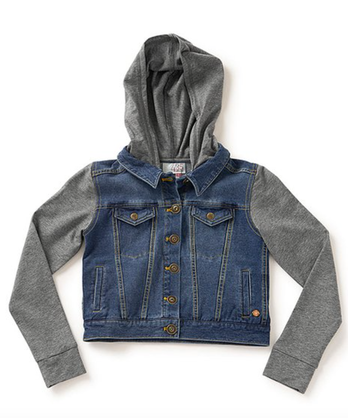 Hooded Moon Beam Cropped Denim Jacket size 12 by Matilda Jane 435 Twe Caroline s Resale Closet