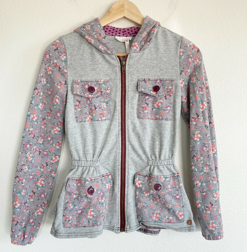 Once Upon a Time Peplum Hooded Jacket, Size 8 by Matilda Jane. Clothing