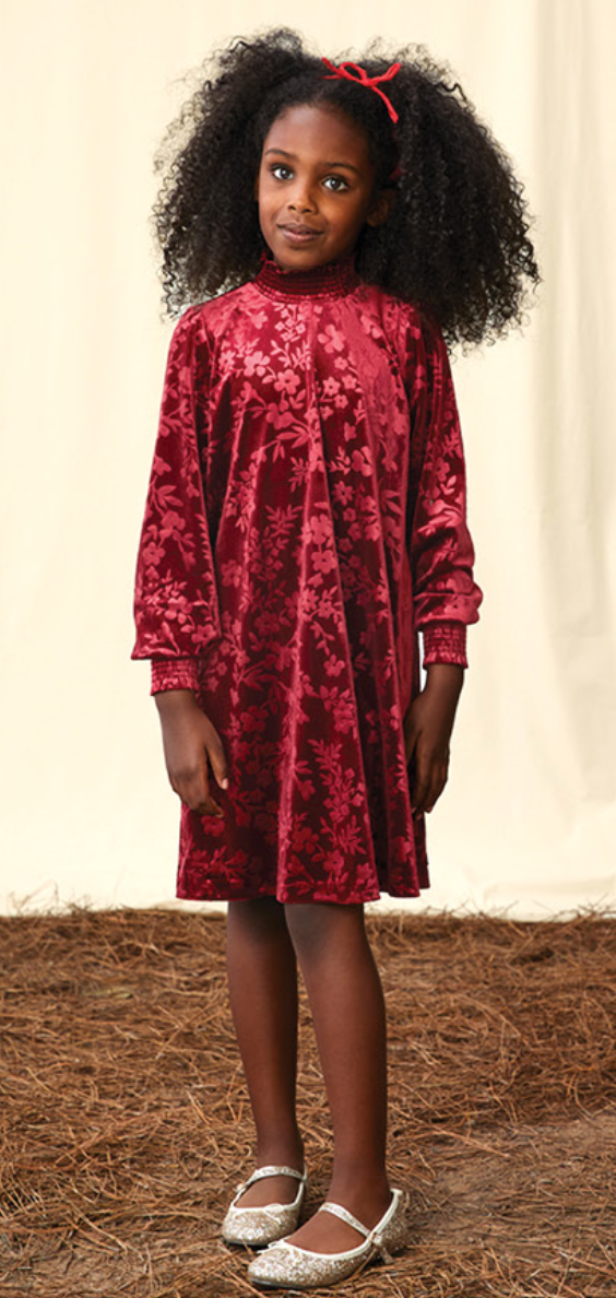 Size 2 Set Orianna Dress with Hila Holly Print Tights by Matilda