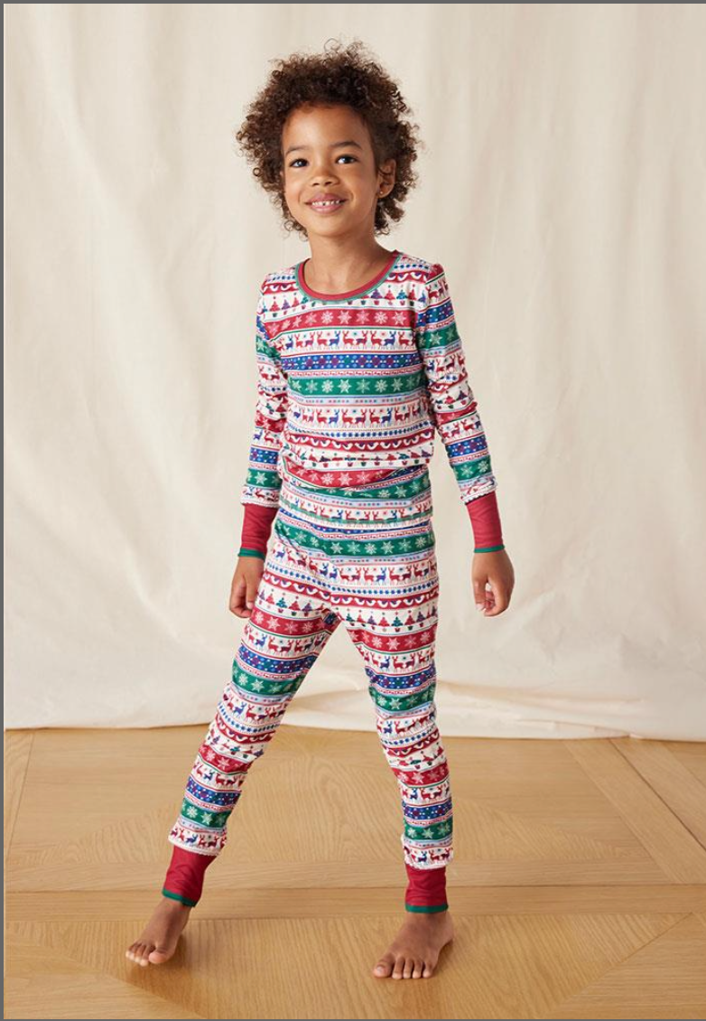 Merry Bright Fair Isle Pajama Set Size 4 by Matilda Jane Clothing Caroline s Resale Closet